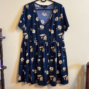Forever 21+ Floral Babydoll Tunic